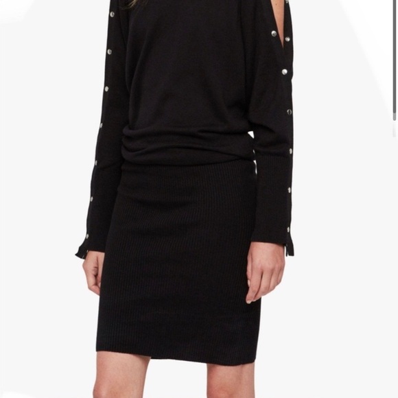 All Saints Suzie Snap-Sleeve Sweater Dress - Picture 2 of 10